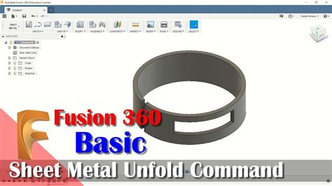 fusion 360 convert solid to sheet metal|fusion 360 unfold sheet metal.